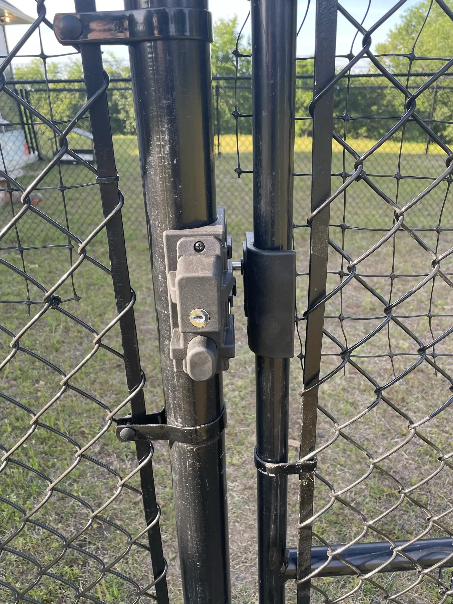 Locked gate